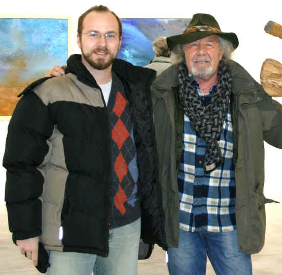 Federico insieme a Giancarlo Pomar - dicembre 2010